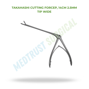 Pinces de coupe microchirurgicales 14 cm, pointe de 2,5 mm, instrument de coupe nasal ORL - Product Image 2