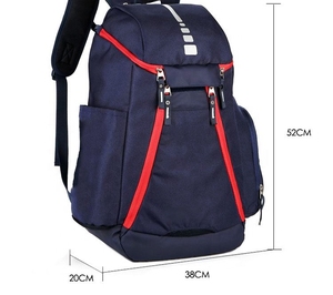 Sac à dos de basketball personnalisé, sac d'entraînement sportif, grande capacité 30-40L, tissu en coton, sac d'école, sac de sport, sac de randonnée, sac de camping - Product Image 1