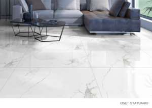 Azulejo de Porcelana Brillante de Alta Gama 600x1200, Formato Grande, Superficie Pulida Premium, para Paredes y Pisos, Uso Interior y Exterior Moderno - Product Image 2