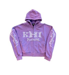 Conjunto de Pantalones Anchos y Sudadera con Capucha de Gran Tamaño, Transpirable, de Poliéster de Alta Calidad, con Cierre y Diseño Desgastado, para Hombre, Otoño - Product Image 3