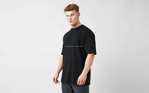 Camisetas Extra Grandes Personalizadas para Hombre, Fabricante, Impresión, Peso Pesado, 280, 260, 240 GSM, 100% Algodón, Camiseta con Hombros Caídos para Hombre - Product Image 4