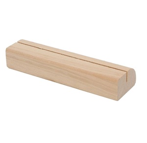 Amazing Quality <b>Table</b> Decorative Office Home Hotel Desk Top Wood And Logo <b>Card</b> Holder Top Selling Handmade Product - Product Image 3