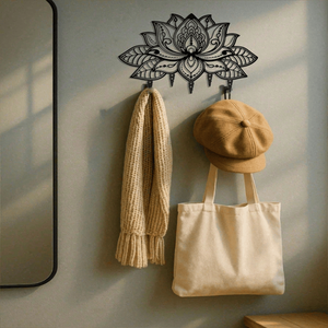 CIFbuy Sleek Metal <b>Wall</b> Mounted <b>Key</b> & Mail Organizer with <b>Hooks</b> Entryway Storage for TikTok & for Temu Pick Service - Product Image 2