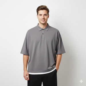 Camisetas polo para hombre OEM/ODM 100% algodón, logotipo bordado personalizado, transpirables, de alta calidad, de color sólido y manga corta. - Product Image 3