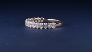 Bague en or massif 14 carats avec diamant de laboratoire pour femme, taille ovale, couleur fantaisie, luxe, cadeau de fiançailles, mariage, bijoux fins - Product Image 5