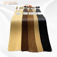 Lots d'extensions de cheveux humains Remy vietnamiens bruts en vrac, super double drawn, lisses, grade 12A, 100% vierges non traités, vente en gros