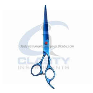 KIT DE TIJERAS PARA CUIDADO DE PERROS CON PUNTA REDONDA DE SEGURIDAD JUEGO DE 5 TIJERAS PARA PERROS GATO TIJAS DE CUIDADO DE MASCOTAS DE ACERO INOXIDABLE - Product Image 1