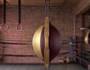 Sac de frappe lourd double extrémité Hawk en cuir PU, élastique, à suspendre, installation facile pour l'entraînement en salle de sport pour adultes - Product Image 2