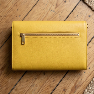 Bolsos cruzados amarillos con correas de cadena, cierre de broche, pequeña capacidad, elegante bolso de mano para mujer, minibolso de cuero para todas las estaciones - Product Image 4