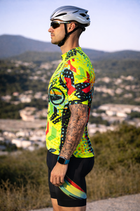 Breathable Anti-Bacterial Team Name Digital Print 100% Polyester <b>Adjustable</b> <b>Strap</b> Sleeveless Unisex Cycling Jersey OEM Supply - Product Image 3