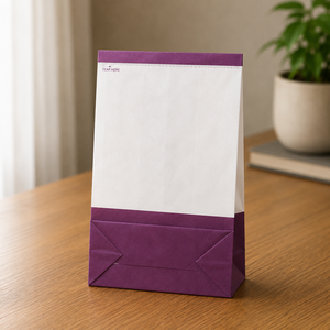 Air Sickness Bag Eco-Friendly <b>Biodegradable</b> Luxury Standard Flat White <b>Paper</b> Disposable Offset Printing Self Adhesive Seal - Product Image 4