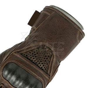 Premium Winter Leather Motorbike <b>Gloves</b> Breathable Comfortable Waterproof <b>Touchscreen</b> Compatible Hand Grips Adjustable Wrist - Product Image 5
