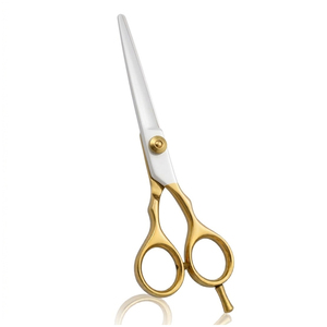 Ciseaux de coiffure professionnels de 5,5 pouces en acier inoxydable, ciseaux de coupe à bord tranchant, poignée ergonomique pour barbier, outil de coiffure de salon - Product Image 2