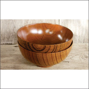 Ensemble de saladiers en bois d'acacia durable, de luxe, décoratifs, pour restaurant, hôtel, maison, vaisselle - Product Image 1