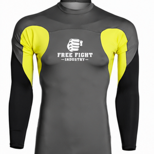 Service OEM : Rashguard MMA imprimé à manches longues pour hommes, qualité supérieure, Rashguards personnalisés No-Gi pour l'entraînement - Product Image 1