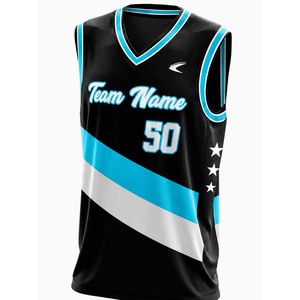 Camiseta de Baloncesto Personalizada para Hombre, de Alta Calidad, con Bordado, Transpirable, con Estampado por Sublimación, Uniforme Juvenil - Product Image 1