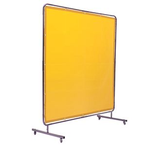 Schermo per Saldatura in Vinile Ignifugo 6FT X 6FT con 4 Ruote Girevoli, Pratica Tenda Protettiva per Saldatura e Saldatura a Stagno - Product Image 3