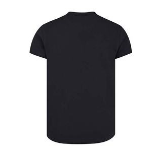 T-shirt noir uni à col rond pour homme, vêtements pour homme, grande taille, chemises en coton respirant, style streetwear, manches courtes, t-shirts pour homme - Product Image 4