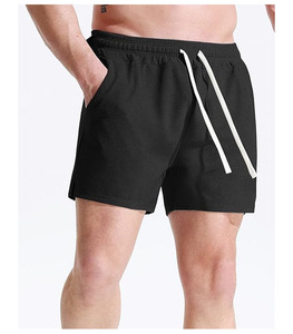 Pantalones Cortos Casuales para Hombre, Corte Clásico, 100% Algodón, Cintura Elástica, Personalizables, Antiarrugas, Multibolsillos, para Uso Diario - Product Image 3