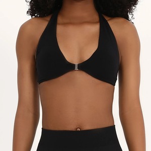Women Push Up Yoga <b>Bra</b> <b>Front</b> <b>Closure</b> Sports Crop Top Padded Fitness Workout Gym Vest - Product Image 3