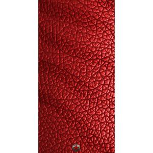 Lámina de Cuero Vacuno Rojo Repujado con Patrón Granulado para Bolsos, Calidad Premium, Resistente al Agua, Estilo Antiguo - Product Image 1