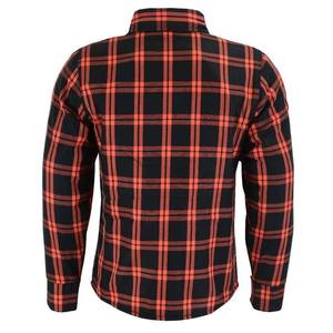 2026 CE Armored Motorcycle <b>Flannel</b> Shirt Unisex Breathable 140g Full Sleeve Riding <b>Jacket</b> % Cotton Custom Logo OEM Service - Product Image 2