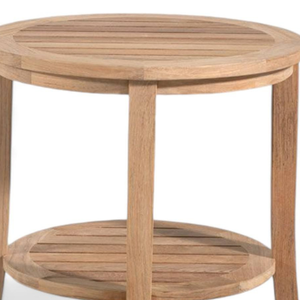 Minimalist Design <b>Round</b> Patio <b>Outdoor</b> with Teak Wooden Frame Material For Home Furniture Decoration - Product Image 2