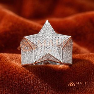 Luxurious 925 Silver Solitaire <b>Ring</b> Heart Shaped Zircon <b>Crystal</b> Anniversary Gift Sterling Silver Fine Jewellery - Product Image 3