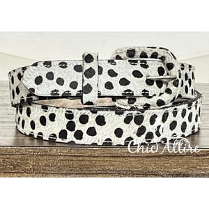 New Handcrafted Hair on Animal Print Western Women's <b>Belt</b> Handmade 100% Real Leather <b>Boho</b> Style Fur Cover Buckle <b>Belt</b> for Jeans - Product Image 1