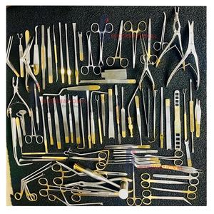 Ensemble d'instruments de rhinoplastie manuels de haute qualité, 82 pièces, chirurgie générale, acier inoxydable, chirurgie plastique du nez, certifié CE - Product Image 1