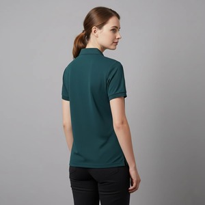 Camisas de Polo de Golf para Mujer, Ropa Deportiva, Camisas de Polo de Manga Corta para Correr y Hacer Ejercicio, Camisas de Polo de Poliéster con Cuello Camisero para Mujer - Product Image 3