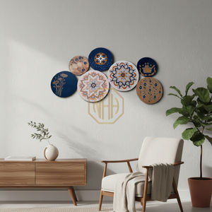 Arte de la pared de flores de Metal 3D moderno decoración con reloj colgantes de hierro para la boda decoración del hogar muebles de sala de estar - Product Image 4