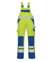 Overoles de Trabajo de Alta Visibilidad para Hombre RICSA INTERNATIONAL, Certificación CE, Detección de Agujas, Franjas Reflectantes Amarillas y Azules, Resistentes al Calor