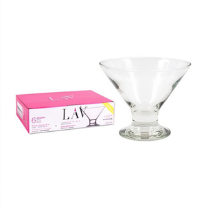 Collection de verres à cocktail Copa Helado 165CC modernes, 6U, pour les soirées cocktails, lavables au lave-vaisselle - Product Image 2