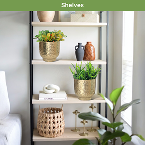 Macetas decorativas de metal martillado dorado de diseño de tendencia para el hogar, oficina, jardín, sala de estar, dormitorio, cocina, también disponible en negro - Product Image 4