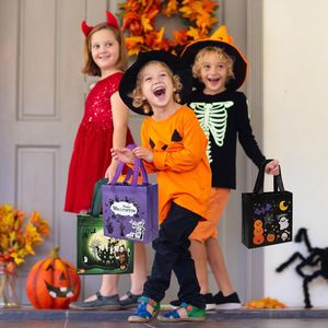 RICEDUO Set di 6 Sacchetti per Dolcetti o Scherzi di Halloween, Accessori per Divertimento Spaventoso - Product Image 2