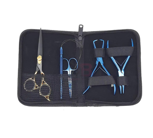 Kit de Herramientas Sostenibles de Acero Inoxidable con Logotipo Personalizado para Extensiones de Cabello, Herramientas de Alta Calidad a Bajo Precio, Hechas en Fábrica - Product Image 1