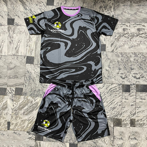 Custom Sublimation Football Jersey And Shorts Set 2026 Youth Adult Soccer Training Kit Quick Dry Polyester Sports Uniform OEM - Product Image 1