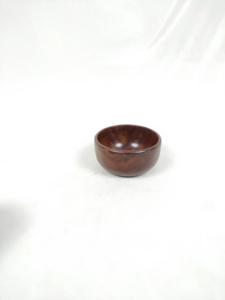 Bol à salade en bois écologique sculpté à la main avec un serveur en bois de manguier, petite taille, en provenance d'Inde, pour les fêtes - Product Image 5