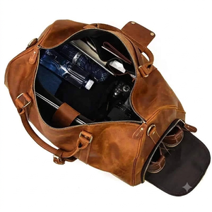 Sac Messager Décontracté d'Été Léger en Cuir Véritable Vintage, Étanche, avec Détection de Mouvement et Économiseur d'Énergie, Fermeture à Boucle - Product Image 6