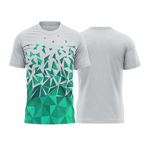 Camiseta de Fútbol Personalizada OEM, Ropa Deportiva de Equipo, Secado Rápido, Transpirable, Poliéster, Color y Logotipo Personalizados, Unisex, Adultos, Venta al Por Mayor - Product Image 2