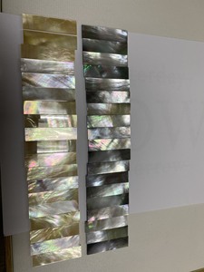 Rectangular Polished <b>Abalone</b> <b>Shell</b> Inlays for Modern Home Decoration Eco-Friendly Natural Craft Material - Product Image 1