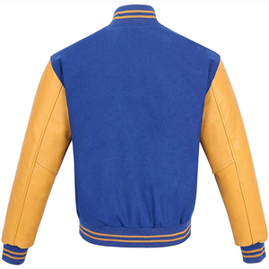 Hooded Varsity <b>Jacket</b> Detachable Wool Fabric Oversized Fit for Young Adults with Personalized Patchwork Option for <b>Winter</b> Events - Product Image 2