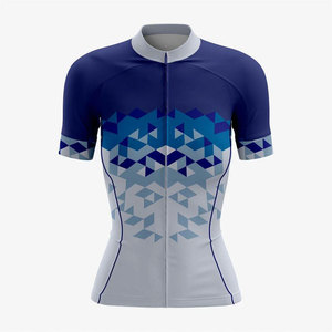 Conjuntos de Uniformes de Ciclismo Personalizados OEM para Mujer, Tallas Grandes, Ecológicos, Jersey y Pantalones Cortos de Ciclismo de Secado Rápido, 100% Poliéster - Product Image 5