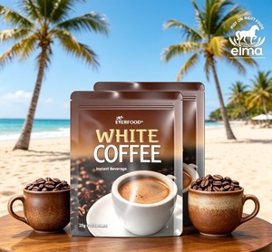 Café Blanco Instantáneo en Sobres, Sabor Premium Malayo, Suministro al por Mayor OEM, Bebida de Café Blanco Tradicional - Product Image 1
