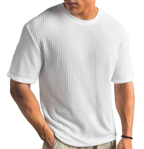 Camiseta de Punto de Verano para Hombre, Nueva Moda, Estilo Juvenil, Diseño Casual Popular, 100% Poliéster, Corte Regular, Personalizable - Product Image 2