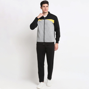 Custom Made 100% Cotton Drawstring Hooded Winter Solid Tracksuits Regular Fit Fleece Breathable Sweat Suits Sets for Men - Product Image 1