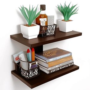 Pre Laminated MDF 2-Tier Standing Type Storage <b>Shelf</b> Display Rack Detachable Design Scratch Resistant for Living Room <b>Desktop</b> - Product Image 5