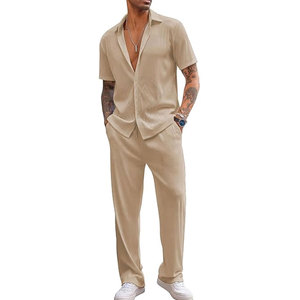 Top Selling Men Co-Ord Set Stylish Matching Outfit Custom Made Men Co-Ord Set Wholesale Supply - Product Image 1