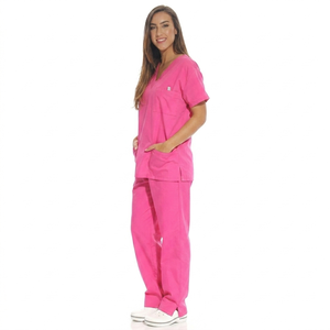 Unisex Spandex/Polyester Woven Hospital Nursing <b>Scrub</b> Set IBUF Low Price Custom Logo 3 Pocket Nurse Pants Multi Cargo Spot Stock - Product Image 2